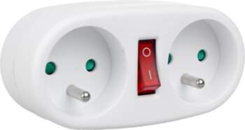 MACLEAN Splitter dual socket MCE337E |