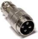 Microphone plug 4 for cable |