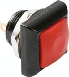 MINI SQUARE METAL PUSH BUTTON WITH