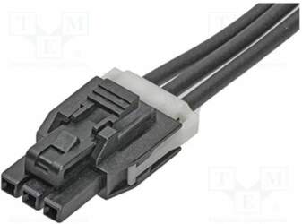MOLEX Cable; PIN: 3; 1m; 8A