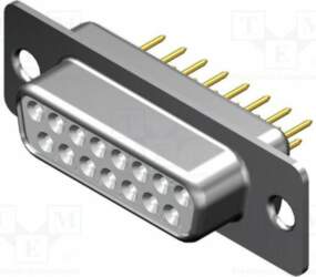 MOLEX Connector: D-Sub; PIN: 15; socket