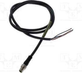 MOLEX Connector: M8; 1m; IP67; for