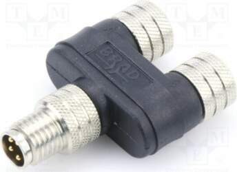MOLEX Connector: M8; 3A; IP67; unshielded