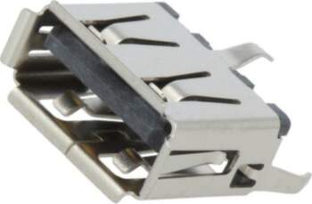MOLEX Connector: USB A; socket; on