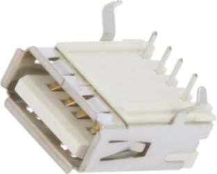 MOLEX Connector: USB A; socket; on