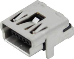 MOLEX Connector: USB B mini; socket