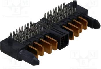 MOLEX Connector: wire-board; angled; THT; on