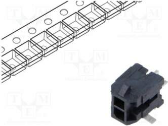 MOLEX Connector: wire-board; socket; male; PIN: