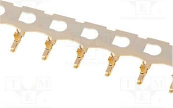 MOLEX Socket; straight; crimped; Contacts: copper