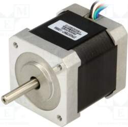 Motor: stepper; 4VDC; Shaft: D spring