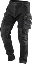 NEO TOOLS DENIM work trousers, black