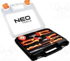 NEO TOOLS Tools set: pliers, insulation