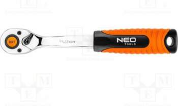 NEO TOOLS Wrench: rattle; 1/4"; with