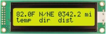 NEWHAVEN DISPLAY INTERNATIONAL Display: LCD; alphanumeric