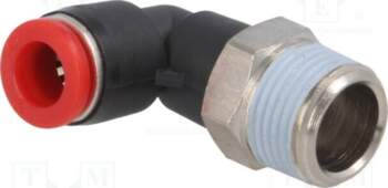 NORGREN HERION Push-in fitting; angled; PBT