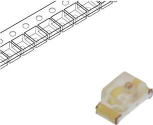 NTE ELECTRONICS LED; red; SMD; 0603