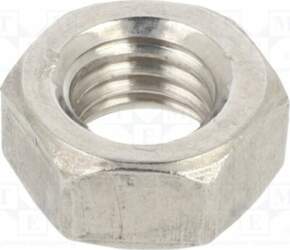 Nut; hexagonal; M8; Thread: metric; A4
