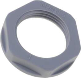 Nut; M25; polyamide; 32mm; dark grey