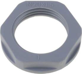 Nut; NPT3/8"; polyamide; dark grey; Thread: