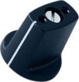 OKW Knob; with pointer; ABS; Øshaft: