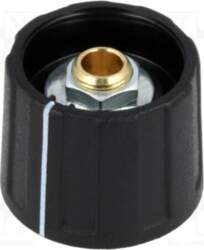 OKW Knob; with pointer; ABS; Øshaft: