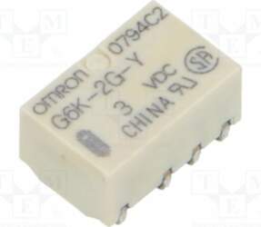 OMRON Electronic Components Relay: electromagnetic; Ucoil: