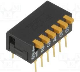 OMRON Electronic Components Switch: DIP-SWITCH; Poles
