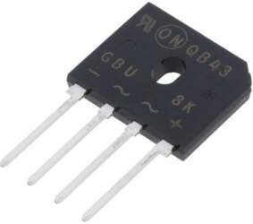 ONSEMI Bridge rectifier: single-phase; Urmax: 800V