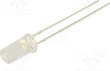 OPTOSUPPLY LED; blue; 5mm; 50°; Front: