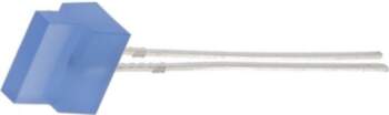 OPTOSUPPLY LED; blue; rectangular; 1.8x7