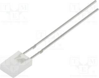 OPTOSUPPLY LED; orange; rectangular; 2x5x7mm; 150÷220mcd