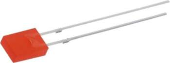 OPTOSUPPLY LED; red; rectangular; 2x4.95x6