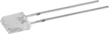 OPTOSUPPLY LED; red; rectangular; 2x5x7mm; 1560÷2000mcd