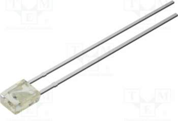 OPTOSUPPLY LED; yellow; rectangular; 2x3x4mm; 180mcd