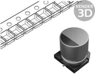 PANASONIC Capacitor: electrolytic; low ESR; SMD