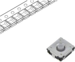 PANASONIC Microswitch TACT; SPST; Pos: 2