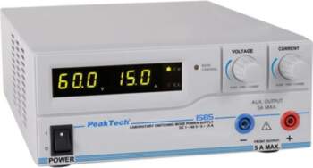 PEAKTECH Laboratory power supply: programmable; single-channel
