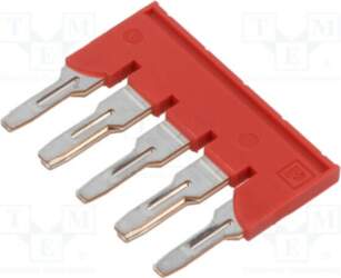 PHOENIX CONTACT Comb bridge; red; terminals: