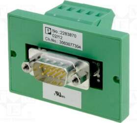 PHOENIX CONTACT Connector: D-Sub; PIN: 9