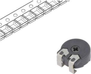PIHER Potentiometer: mounting; 100kΩ; single turn