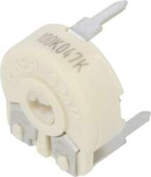 PIHER Potentiometer: mounting; 100kΩ; single turn