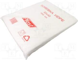 Plastic bag; L: 400mm; Width: 320mm