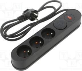 PLASTROL Plug socket strip: protective; Sockets: