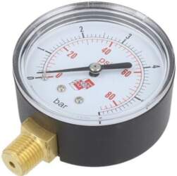 PNEUMAT Manometer; 0÷6bar; bottom connection; Thread: