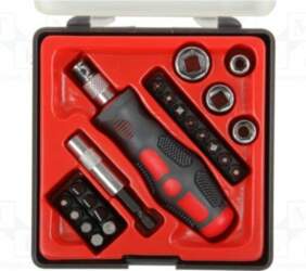 PROLINE Screwdriver: universal-set; plastic box; 22pcs