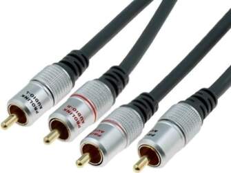 PROLINK Cable; RCA plug x2,both