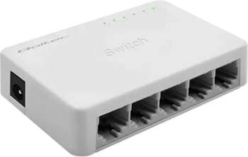 Qoltec Network SWITCH | 5 x