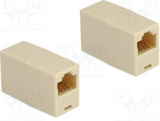 RJ 45 coupler; RJ45 socket,both