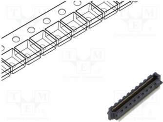SAMTEC Connector: PCB to PCB; socket