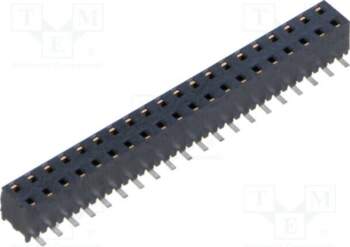 SAMTEC Connector: pin strips; socket; female
